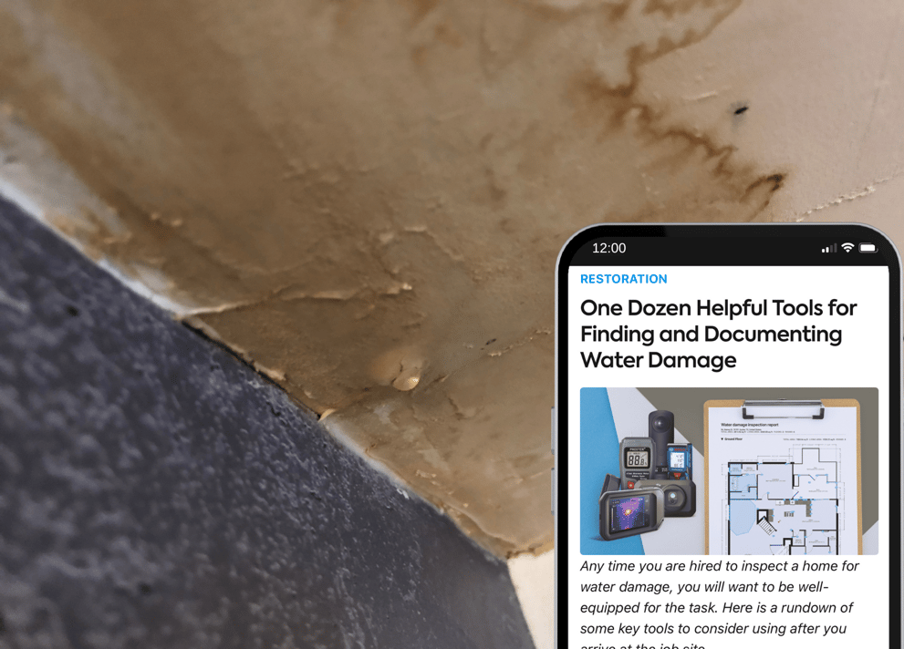 Water Damage Reports & Estimates in a Matter of Minutes